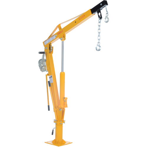 Winch Operated Truck Jib Crane, 1000 lbs. (0.5 tons) Capacity, 86-1/2" Max. Clearance Absolute Business Supply