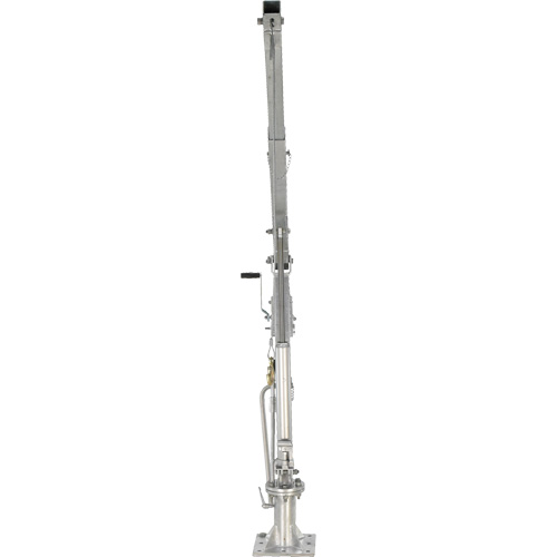 Winch Operated Truck Jib Crane, 1000 lbs. (0.5 tons) Capacity, 97" Max. Clearance Absolute Business Supply