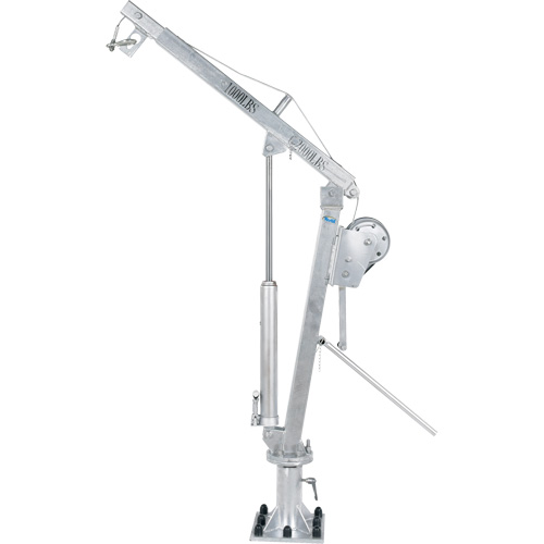 Winch Operated Truck Jib Crane, 1000 lbs. (0.5 tons) Capacity, 97" Max. Clearance Absolute Business Supply