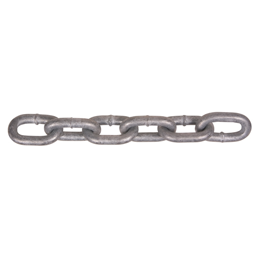 Hot-Dipped Galvanized Chains, Carbon Steel, 5/16" x 275' (83.8 m) L, Grade 30, 1900 lbs. (0.95 tons) Load Capacity Absolute Business Supply