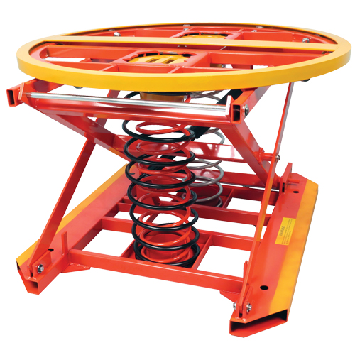 Nivelleur et positionneur &agrave; ressort pour palette, 43-1/2" lo x 43-1/2" la, Capacit&eacute; 4500 lb Absolute Business Supply