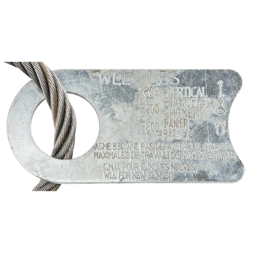 Wire Rope Lifting Sling - Eye & Eye Absolute Business Supply