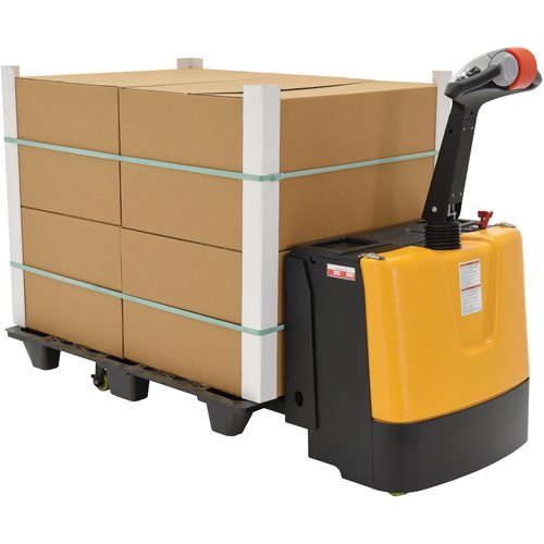 Transpalette &eacute;lectrique motoris&eacute;, Capacit&eacute; 3300 lb, 48" lo x 28,25" la Absolute Business Supply