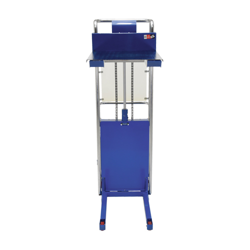 Hefti-Lift Load Stacker, Foot Pump Operated, 880 lbs. Capacity, 59" Max Lift Absolute Business Supply