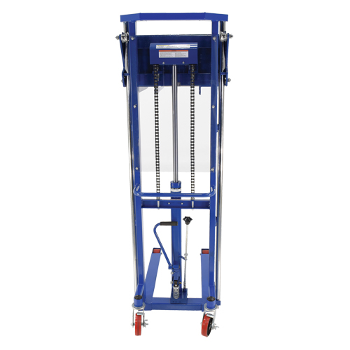 Hefti-Lift Load Stacker, Foot Pump Operated, 1500 lbs. Capacity, 63" Max Lift Absolute Business Supply