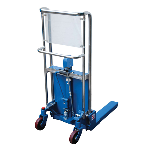 Hefti-Lift Load Stacker, Foot Pump Operated, 880 lbs. Capacity, 35" Max Lift Absolute Business Supply