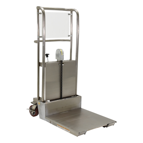 Gerbeur Hefti-Lift, M&eacute;canisme Pompe au pied, Capacit&eacute; de 450 lb, Levage max de 45-5/8" Absolute Business Supply