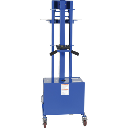 Quick Lift Stacker, Electric Operated, 400 lbs. Capacity, 57" Max Lift Absolute Business Supply
