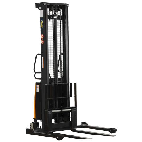Fork Lift Stacker, Electric Operated, 2000 lbs. Capacity, 150" Max Lift Absolute Business Supply