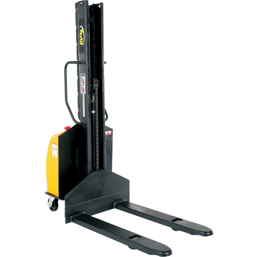 Gerbeur motoris&eacute; avec m&acirc;t &eacute;troit, Fonctionnement &eacute;lectrique, Capacit&eacute; 1500 lb, Lev&eacute;e max 118" Absolute Business Supply