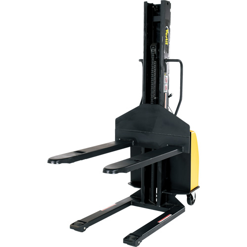 Gerbeur motoris&eacute; avec m&acirc;t &eacute;troit, Fonctionnement &eacute;lectrique, Capacit&eacute; 1500 lb, Lev&eacute;e max 63" Absolute Business Supply