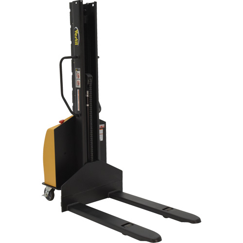 Gerbeur motoris&eacute; avec m&acirc;t &eacute;troit, Fonctionnement &eacute;lectrique, Capacit&eacute; 1000 lb, Lev&eacute;e max 63" Absolute Business Supply