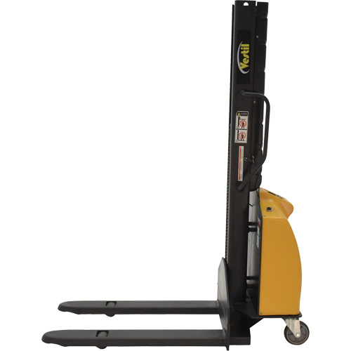Gerbeur motoris&eacute; avec m&acirc;t &eacute;troit, Fonctionnement &eacute;lectrique, Capacit&eacute; 1000 lb, Lev&eacute;e max 63" Absolute Business Supply