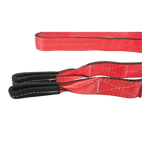 Polyester Sling, Double Ply, Twisted Eye, Type 4, 2'' W x 12' L, 6200 lbs. Vertical Cap. Absolute Business Supply