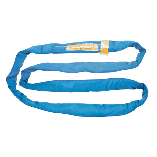 Polyester Round Sling, Blue, 4" W x 6' L, 23000 lbs. Vertical Load Absolute Business Supply