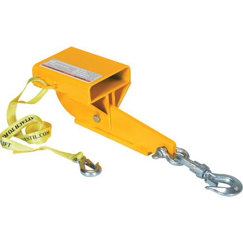 Crochet de levage avec tendeur automatique, Ouverture des fourches 5-1/2" x 1-1/2" Absolute Business Supply