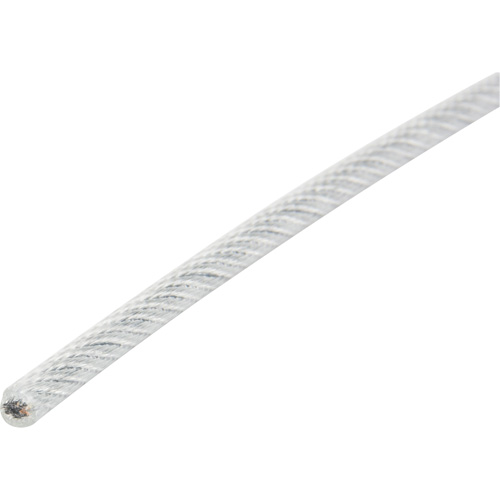 Wire Rope, 1000' (304.8 m) x 1/8", 2000 lbs. (1 tons), Galvanized Absolute Business Supply