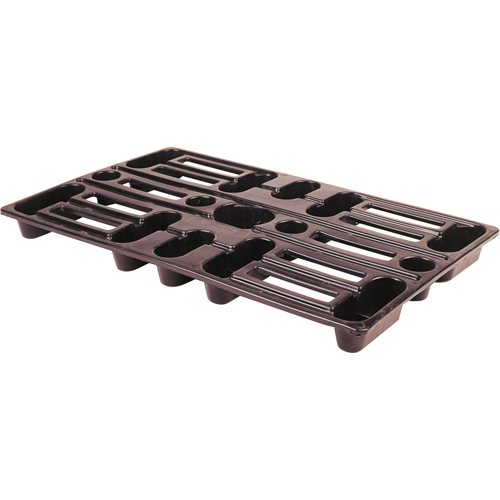 Plastic Pallets, 4-Way Entry, 24" L x 15" W x 1-1/2" H Absolute Business Supply
