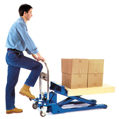 Table &eacute;l&eacute;vatrice surbaiss&eacute;e &agrave; ciseaux Dandy Lift, 37-1/10" lo x 19-7/10" la, Acier, Capacit&eacute; 1100 lb Absolute Business Supply