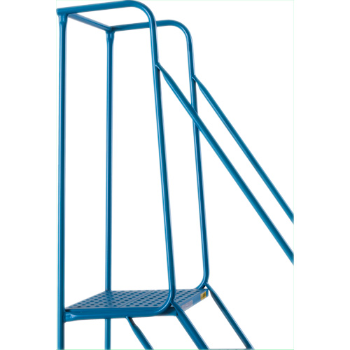Escabeau roulant certifi&eacute; CSA avec marche verrouillable, 14 marches, Largeur de la marche 30", Hauteur de la plateforme 128", Acier Absolute Business Supply