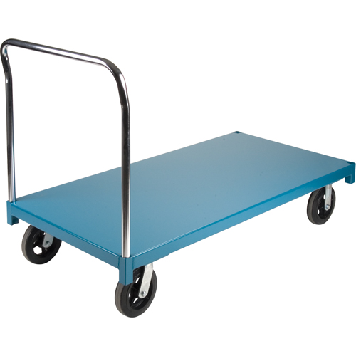 Chariot &agrave; plateforme robuste, 60" lo x 30" la x Capacit&eacute; 2000 lb, Roues en Caoutchouc Absolute Business Supply