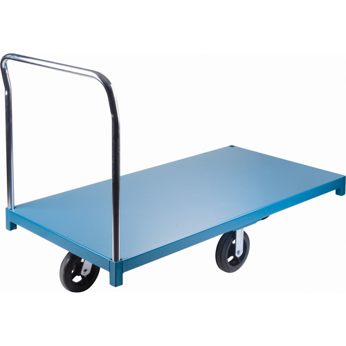 Chariot &agrave; plateforme robuste, 60" lo x 30" la x Capacit&eacute; 2000 lb, Roues en Caoutchouc Absolute Business Supply