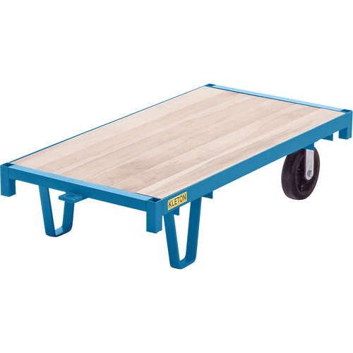 Specialized Platform Decks - Semi Live Skids, 60" L x 30" W, 2000 lbs. Capacity, Rubber Casters Absolute Business Supply