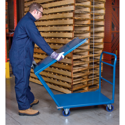 Shelf & Platform Truck, Steel, 24" W x 36" D x 40" H, 1300 lbs. Platform Capacity Absolute Business Supply