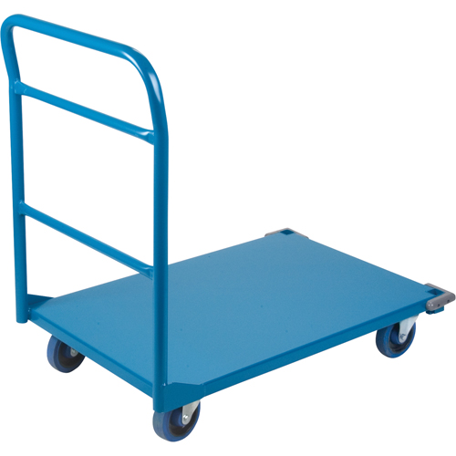 Shelf & Platform Truck, Steel, 24" W x 36" D x 40" H, 1300 lbs. Platform Capacity Absolute Business Supply