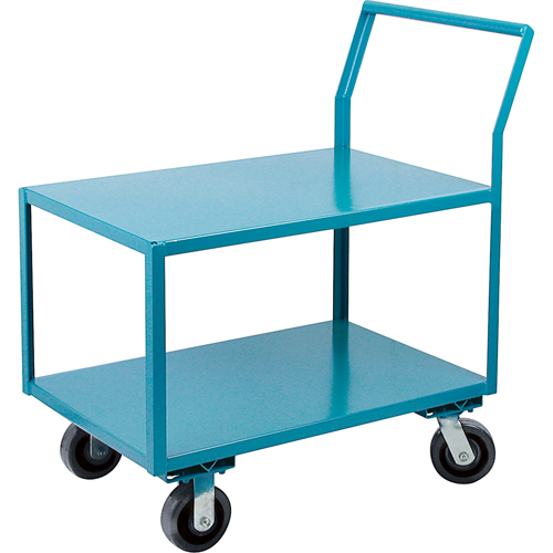 Chariots surbaiss&eacute;s robustes, 2 niveaux, 24" la x 48" p x 41" h, 2400 lb Cap Absolute Business Supply