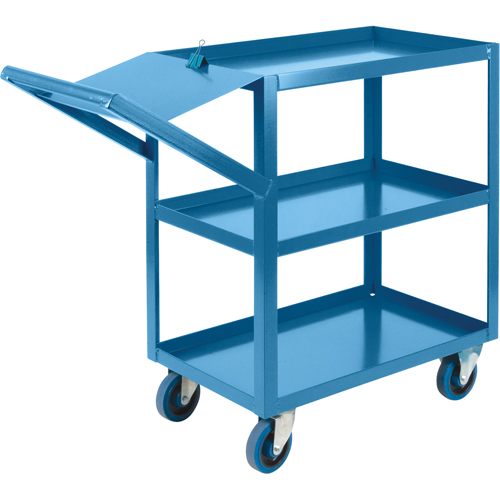 Chariots &agrave; cueillette, 36" h x 18" la x 46" p, 3 Tablettes, Capacit&eacute; 1200 lb Absolute Business Supply
