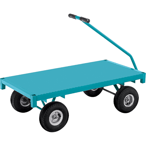 Chariots &agrave; plateforme - Chariots wagon ergonomiques &agrave; plateforme, 24" la x 48" la x Capacit&eacute; 1000 lb Absolute Business Supply