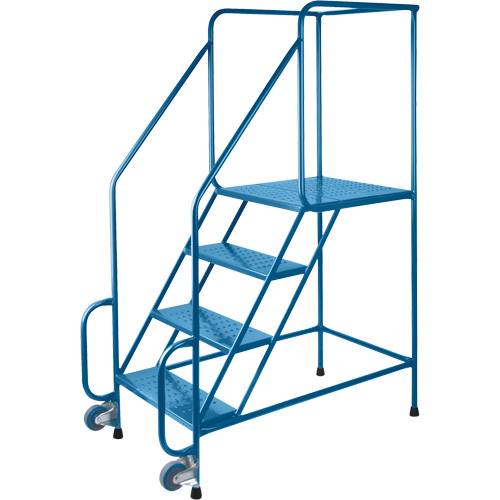 &eacute;chelles Tilt-N-Roll, Acier, 4 marches, Largeur 22", 24" p x 38" h marche pali&egrave;re Absolute Business Supply