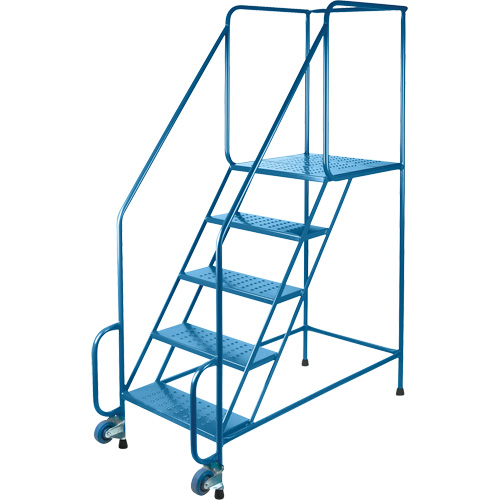 &eacute;chelles Tilt-N-Roll, Acier, 5 marches, Largeur 22", 24" p x 47" h marche pali&egrave;re Absolute Business Supply