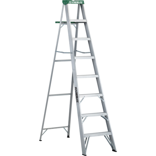 Escabeaux commerciaux (s&eacute;rie 2400), 8', Aluminium, Capacit&eacute; 225 lb, Type 2 Absolute Business Supply