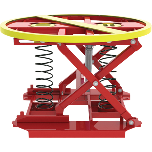 Plateforme de levage manuelle Pallet Pal 360, 43-5/8" lo x 43-5/8" la, Capacit&eacute; 4500 lb Absolute Business Supply