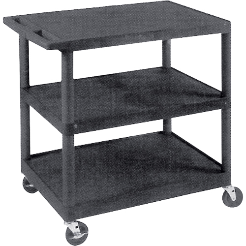 Chariot utilitaire, 3 tiers, 18" x 34" x 24", Capacit&eacute; 400 lb Absolute Business Supply