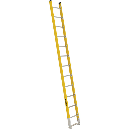 &eacute;chelle simple &agrave; une section - S&eacute;rie 6100, 12', Fibre de verre, 375 lb, CSA calibre 1AA Absolute Business Supply