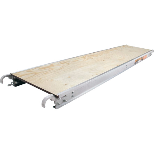 Plateformes de travail - Plancher en contreplaqu&eacute;, Bois, 7' lo x 19" la Absolute Business Supply