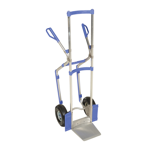 Diable ergonomique, Prise Combinaison, Aluminium, Hauteur de 52", Capacit&eacute; 350 lb Absolute Business Supply