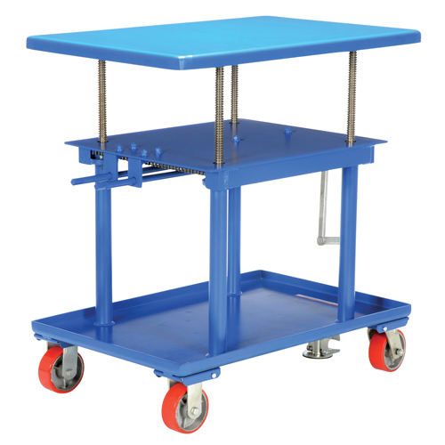 Hydraulic Lift Table, 24" L x 36" W, Steel, 2000 lbs. Capacity Absolute Business Supply