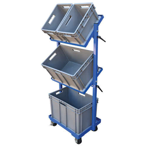 Chariot &agrave; cueillette, Acier, 30-11/16" la x 19-1/4" p, 3 tablettes, Capacit&eacute; 300 lb Absolute Business Supply