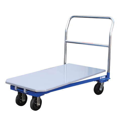 Platform Cart, 48" L x 24" W, 1500 lbs. Capacity, Mold-on Rubber Casters Absolute Business Supply