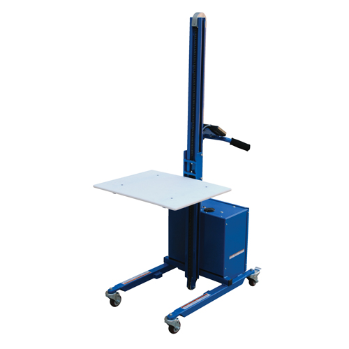 Quick Lift Platform Stacker, Electric Operated, 175 lbs. Capacity, 57" Max Lift Absolute Business Supply