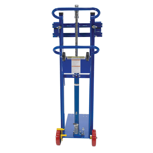 Platform Lift Stacker, Foot Pump Operated, 750 lbs. Capacity, 52" Max Lift Absolute Business Supply