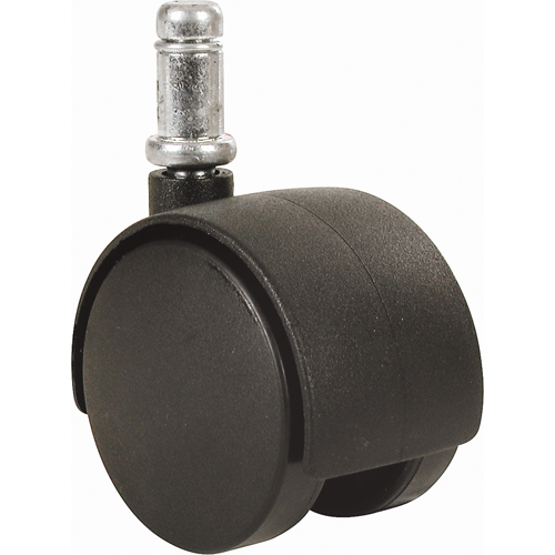 Roulette &agrave; roue double (s&eacute;ries 300/400), Pivotant avec frein, Diam&egrave;tre 2" (51 mm), Capacit&eacute; 75 lb (34 kg) Absolute Business Supply