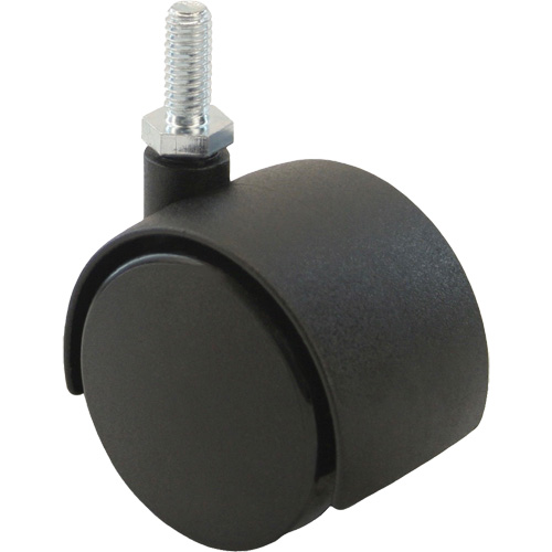 Roulette &agrave; roue double (s&eacute;ries 300/400), Pivotant, Diam&egrave;tre 2" (51 mm), Capacit&eacute; 75 lb (34 kg) Absolute Business Supply