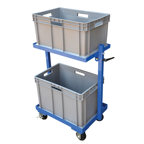 Chariot &agrave; cueillette, Acier, 30-11/16" la x 19-1/4" p, 2 tablettes, Capacit&eacute; 200 lb Absolute Business Supply