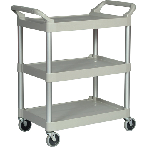 Chariot utilitaire &agrave; usage l&eacute;ger, 3 tiers, 19" x 38" x 34", Capacit&eacute; 200 lb Absolute Business Supply
