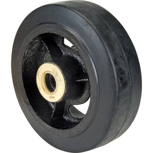 Roues en caoutchouc, 6" (152 mm) dia. x 2" (51 mm) la, Capacit&eacute; de 550 lb (249 kg) Absolute Business Supply